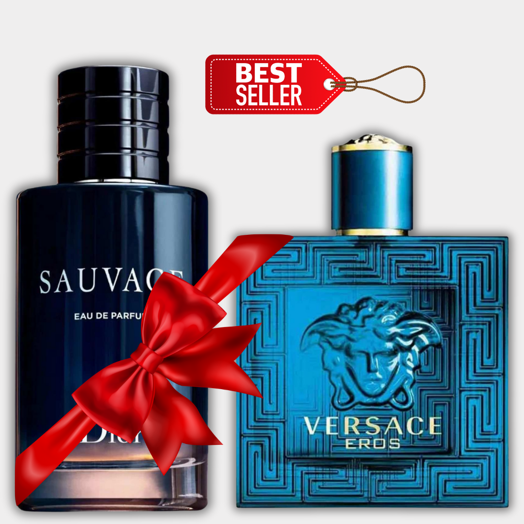 Dior Sauvage Eau De Parfum+Versace Eros Eau De Toilette